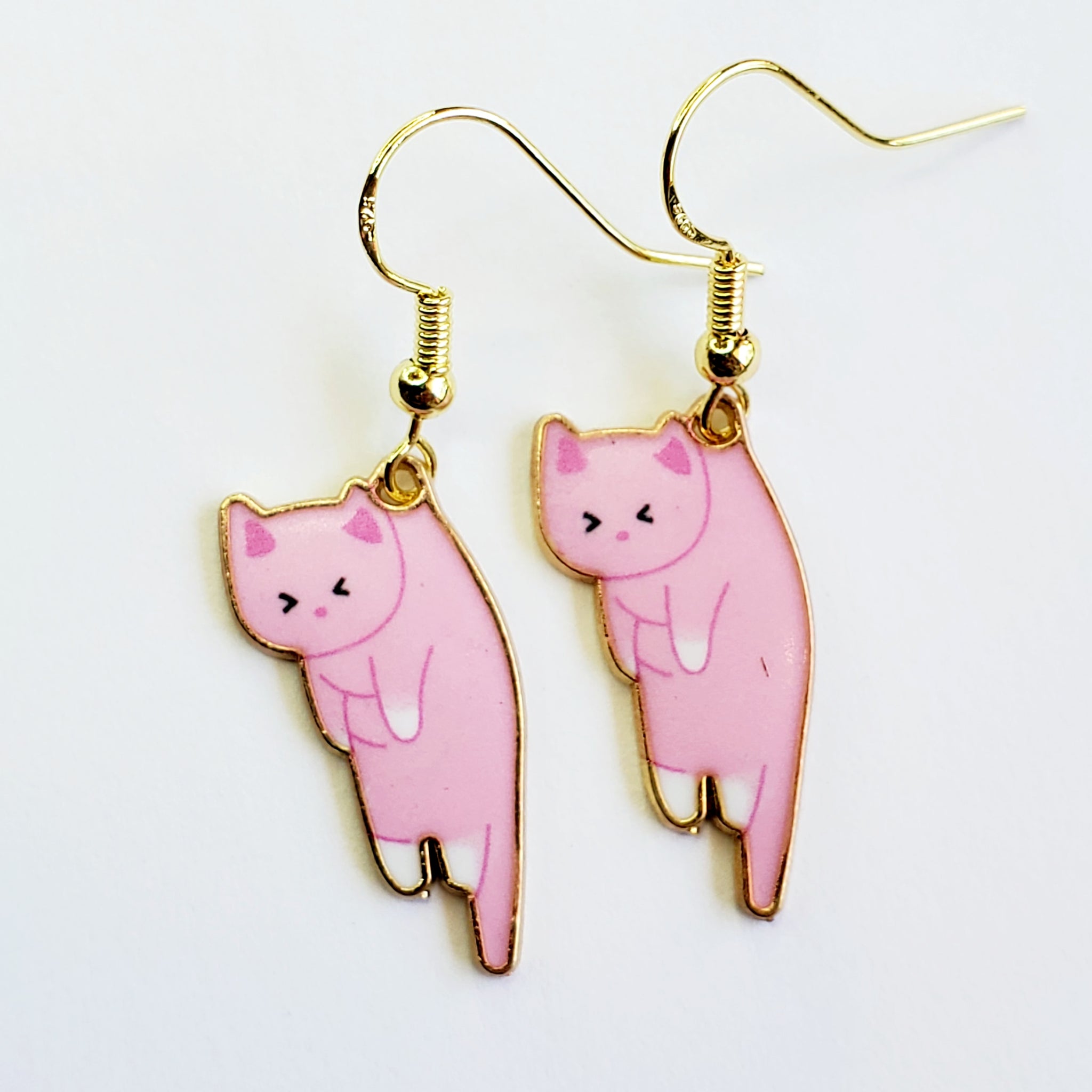 Dangle Kitten Earrings