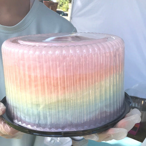 10" Rainbow Cotton Candy Cake